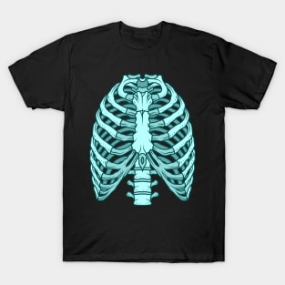 Rib Cage (Teal) T-Shirt